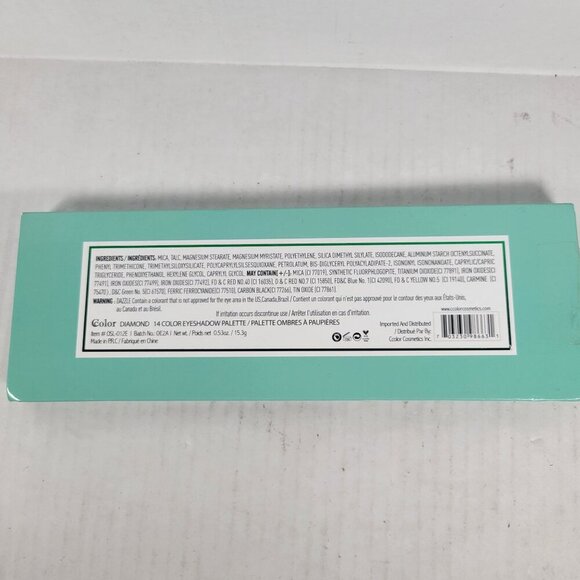 14-Color Diamond Eyeshadow Palette With Mirror - Picture 4 of 4